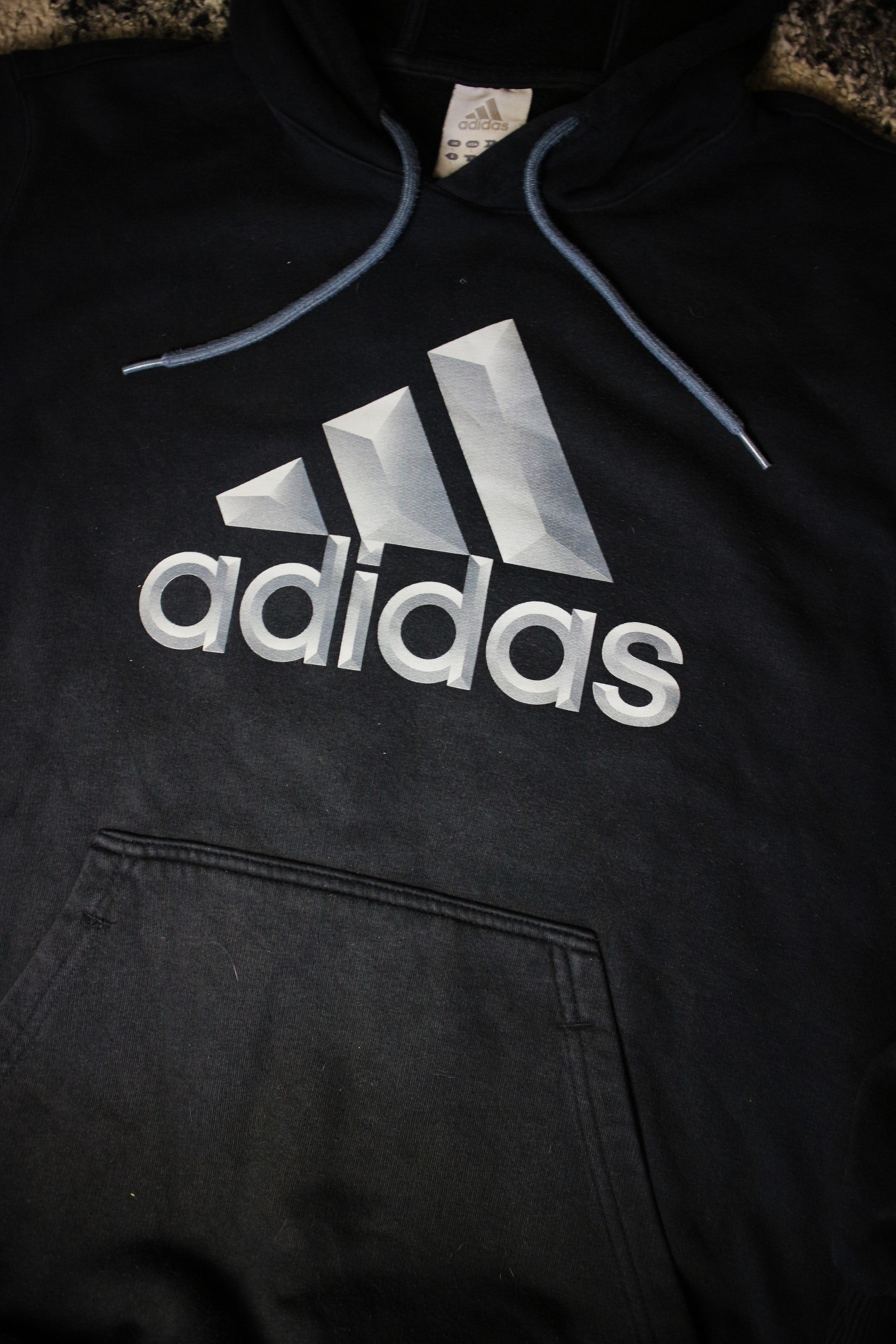 Adidas Black 3D Hoodie