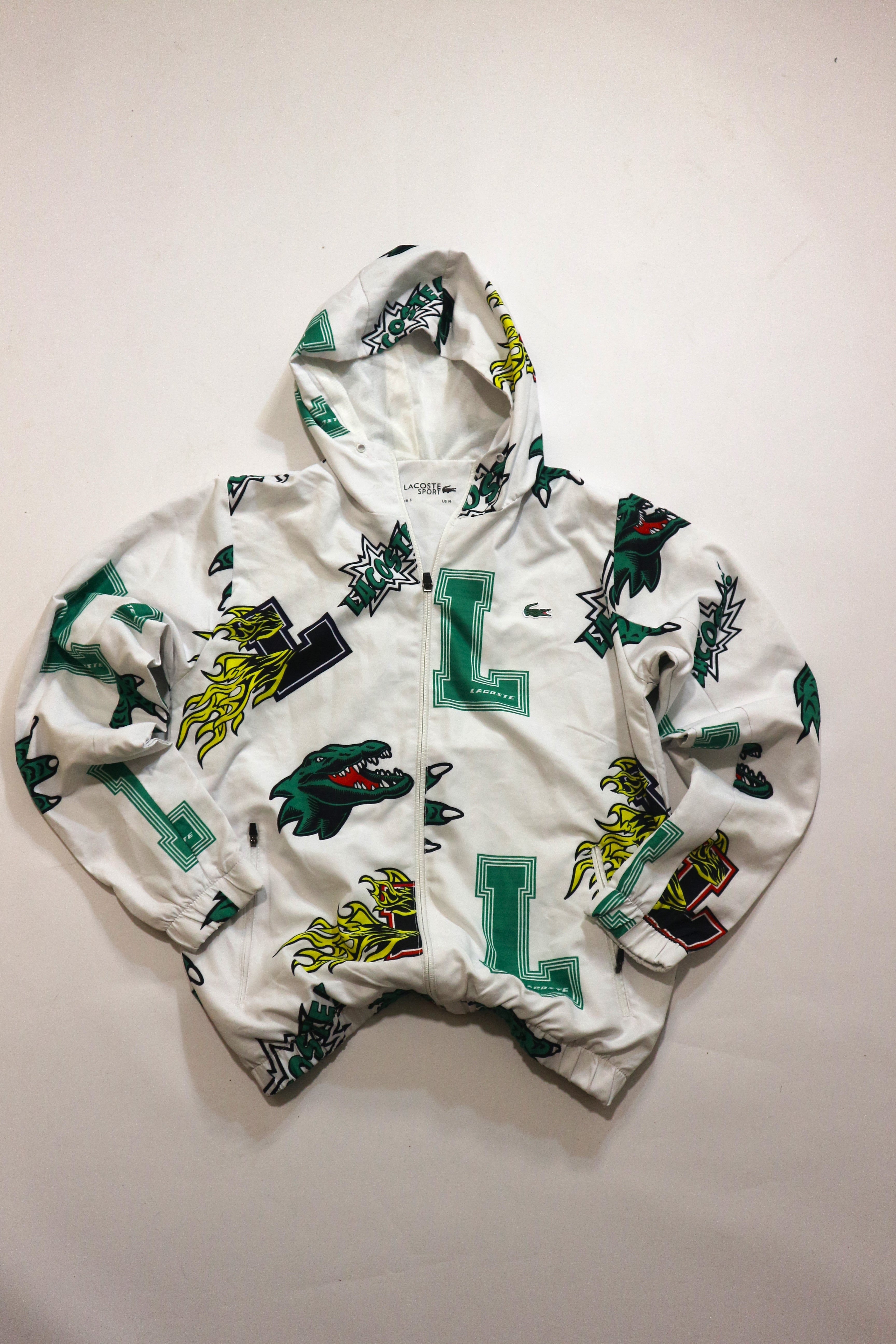 Lacoste Crazy Cocodrile White Trackjacket